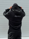 THEY NOT US RHINESTONE ZIP UP HOODIE