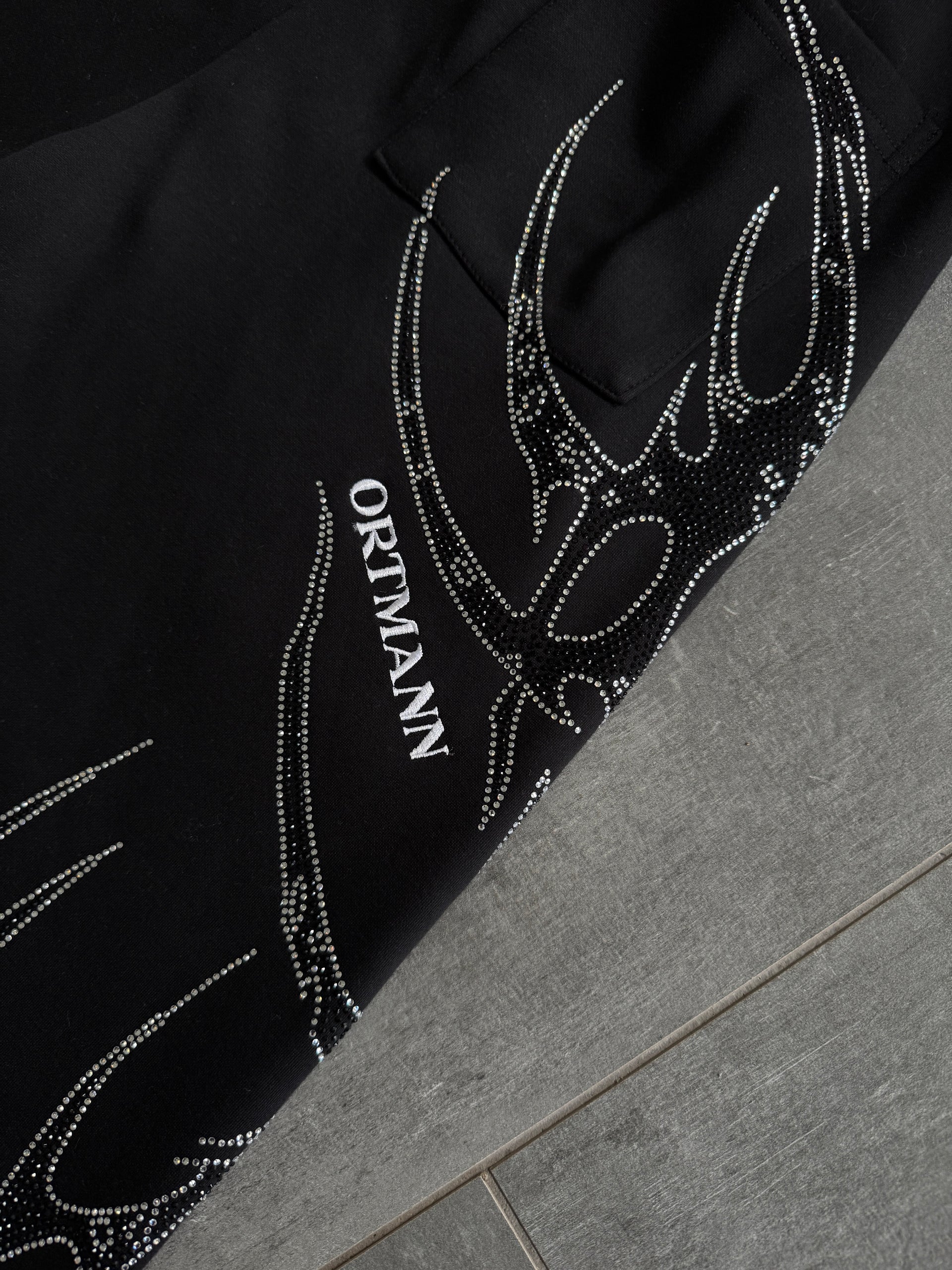 THEY NOT US RHINESTONE SWEATPANTS